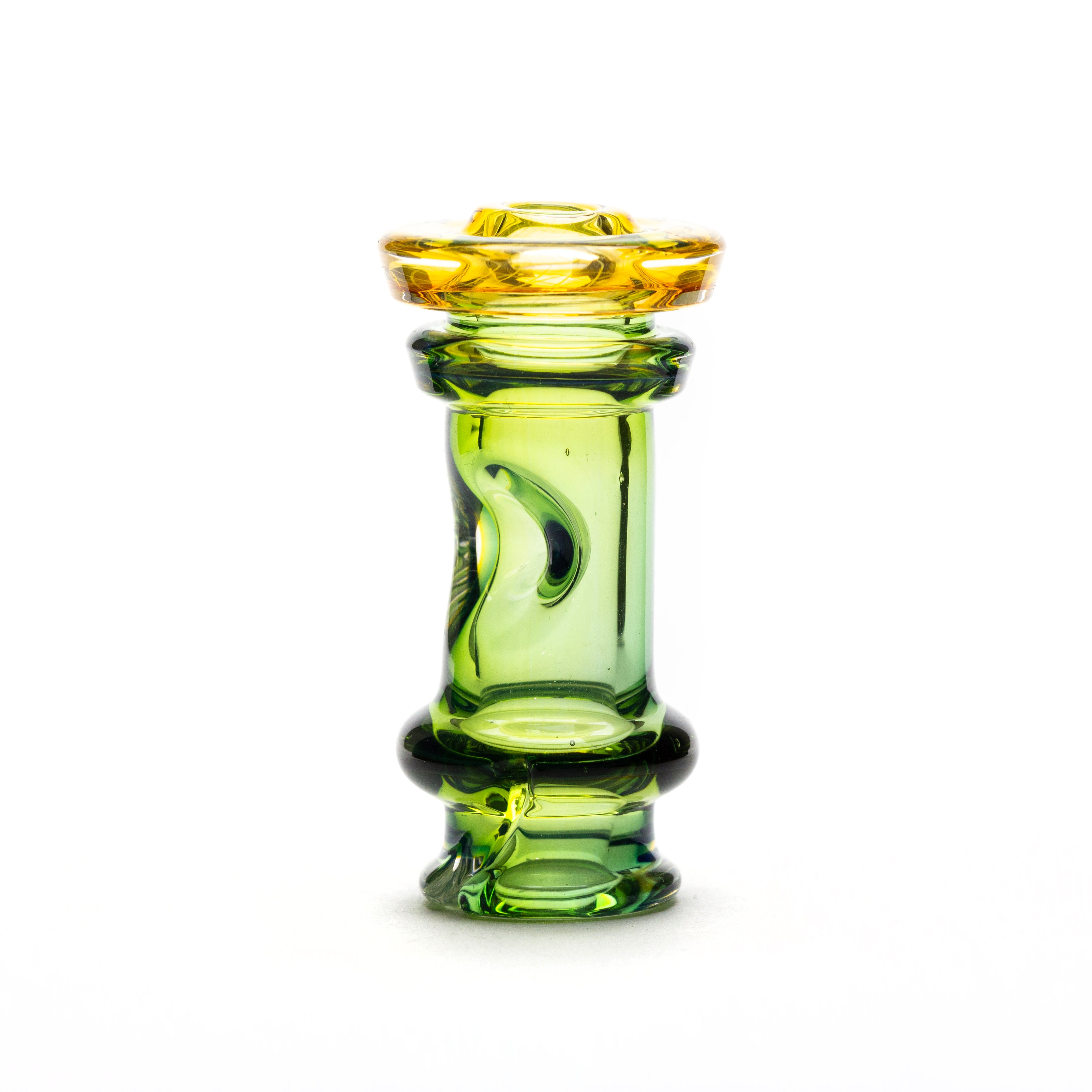 Gatez Glass Atlantis Fumicello Pivot Mouthpiece #GAT01 - Planet Caravan